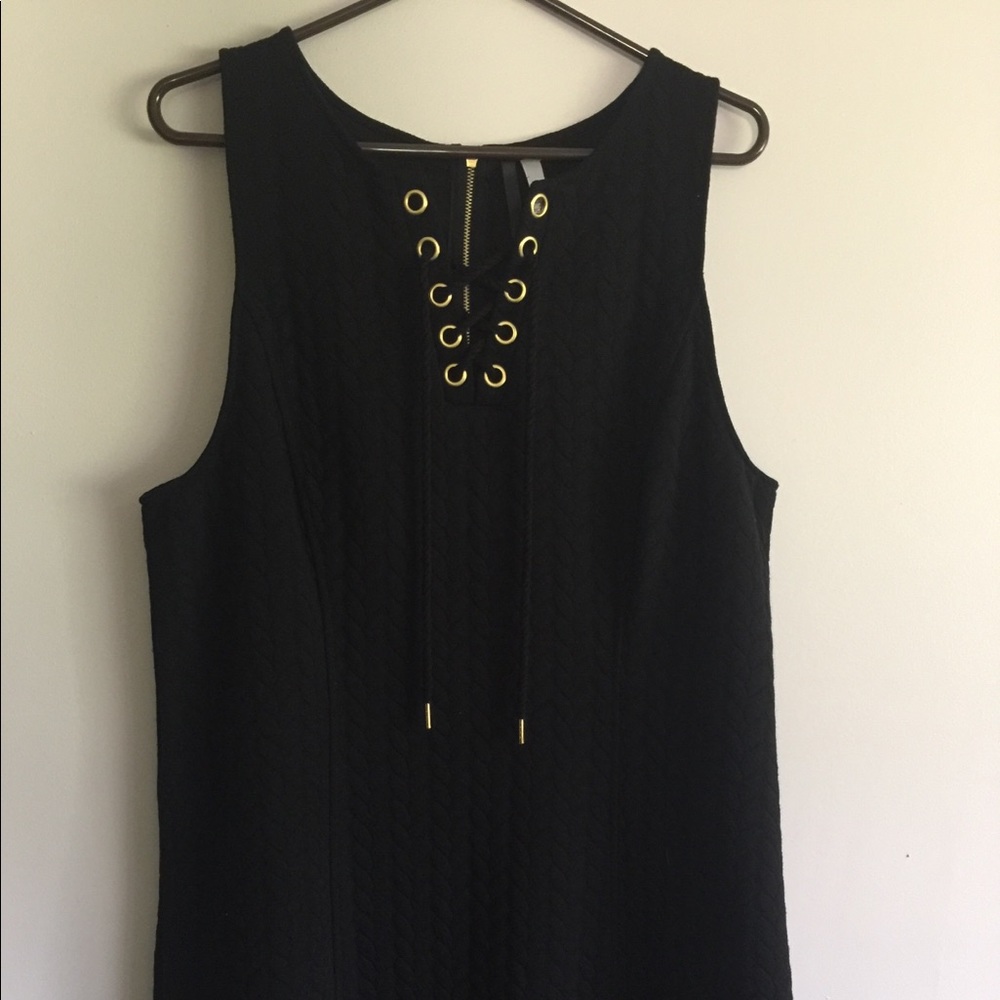 Black mini dress